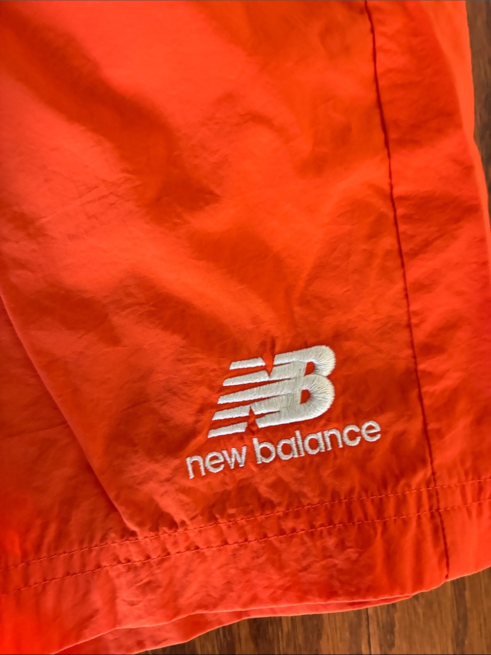 New Balance Men's Bright Orange Athletic 7" Inseam Shorts - Picture 2 of 8